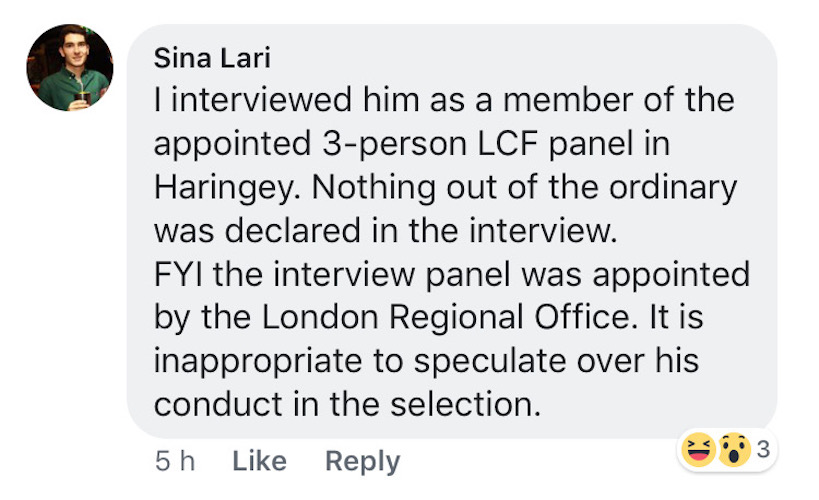 Haringey: Osamor declared ‘nothing out of the ordinary’ during selection questioning, claims interview panel member