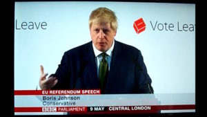 Mayor Boris Johnson’s Brexit vision, 6 August 2014