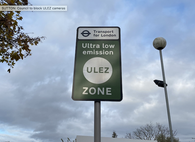 Sutton: Liberal Democrat council says it will block TfL access to borough roads for ULEZ expansion