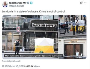Dave Hill: The populist Right exploits London crime