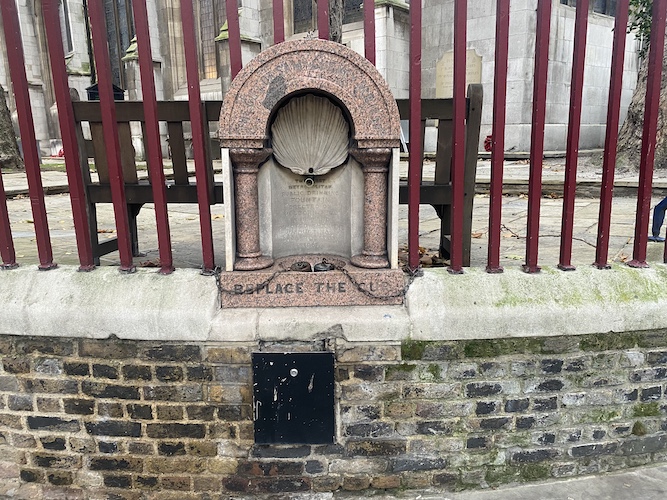 Elin Morgan: Reviving London’s historic drinking fountains